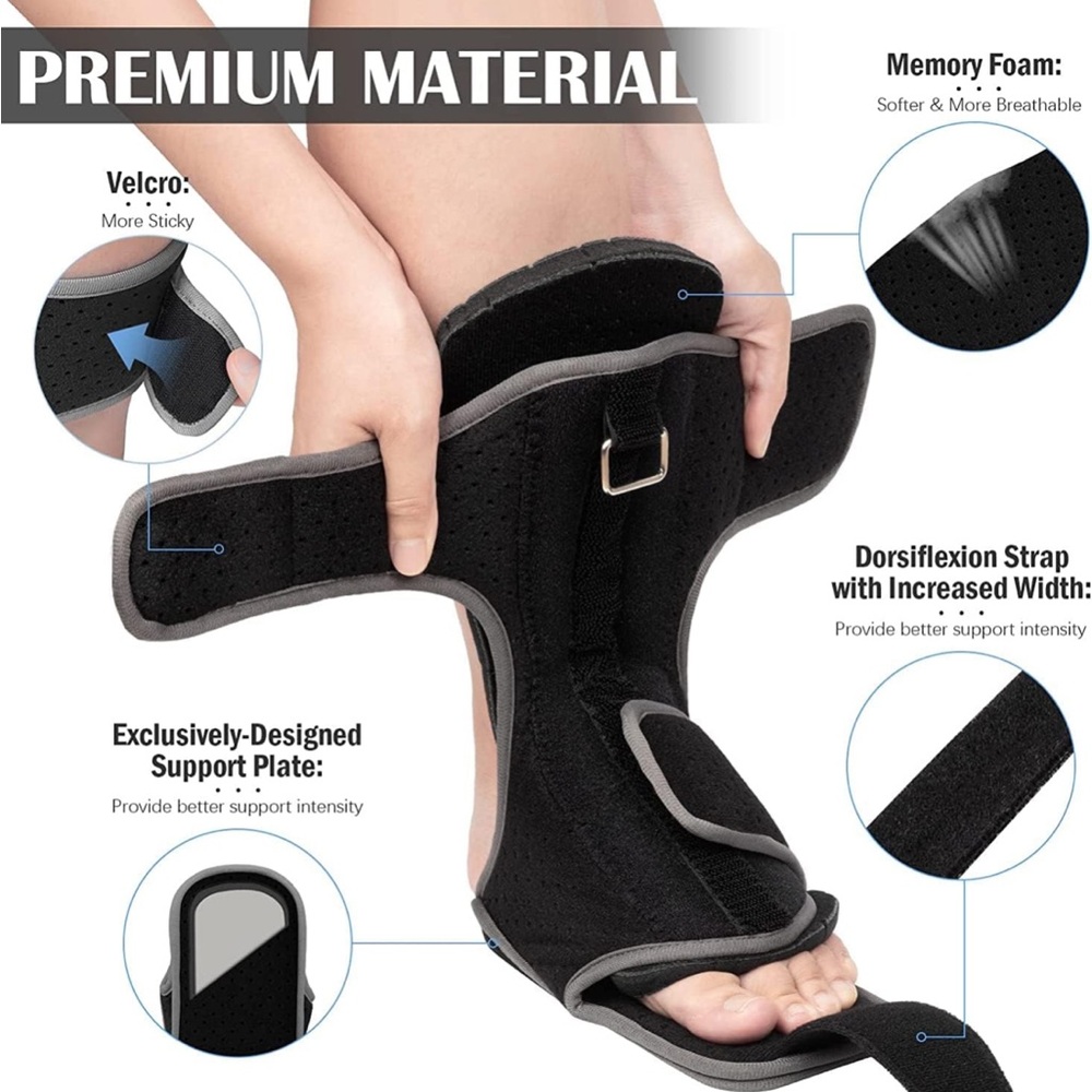 Runkelai Plantar Fasciitis Relief Brace Night Splint
In Good Condition! - Picture 5 of 6